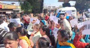 Daily Wagers’ Protest